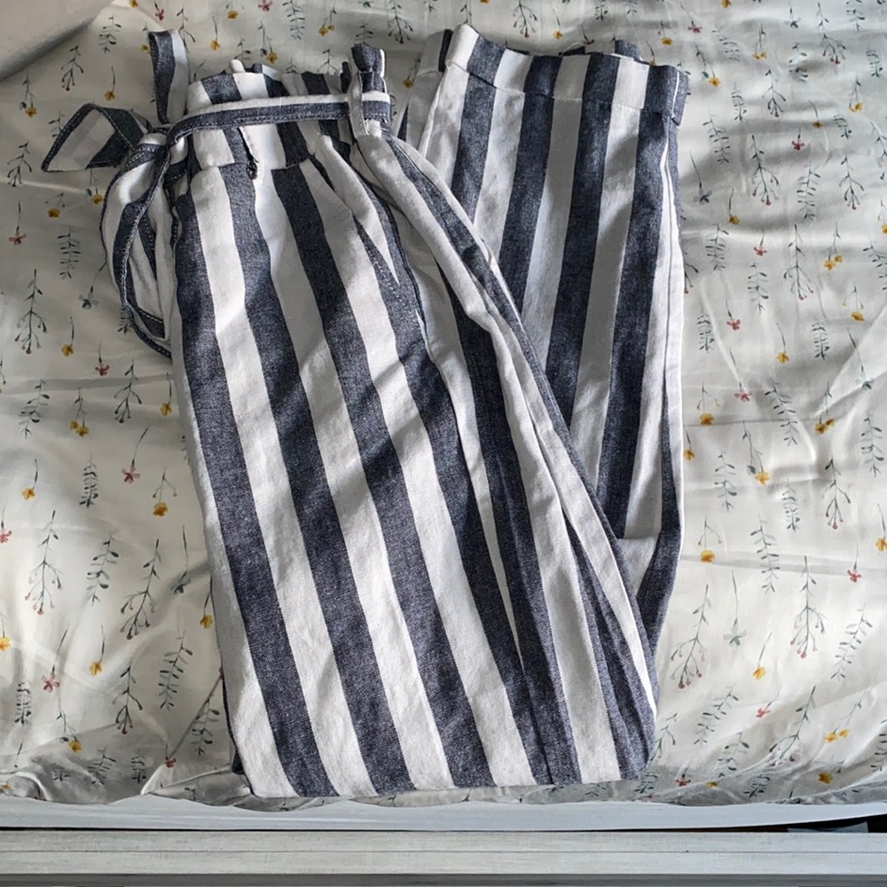 Forever 21 Striped Beachy Pants